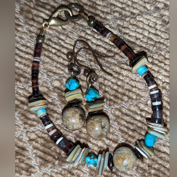 Quality Handmade earrings & bracelet set - Picture 10 of 13